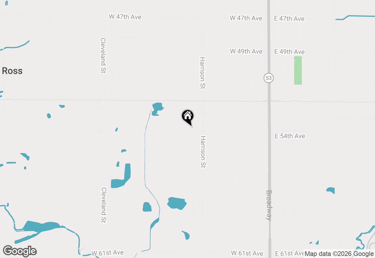 Map of 1000 W 54th Avenue, Merrillville, IN 46410