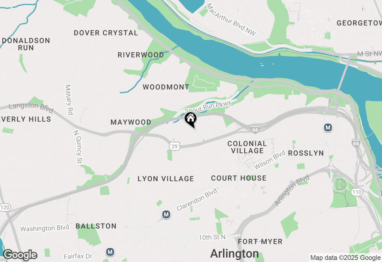 Map of 1956 N Cleveland Street #1, Arlington, VA 22201