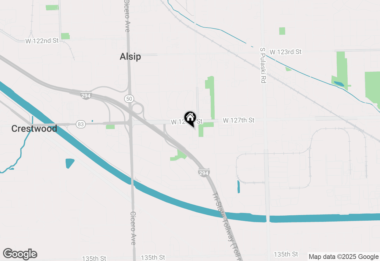 Map of (Address confidential), Alsip, Illinois 60803