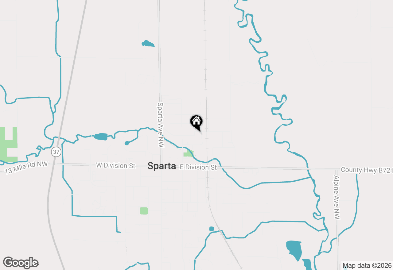 Map of 200 Grove Street Nw, Sparta, MI 49345