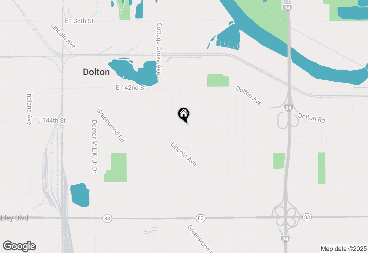 Map of 14432 Ingleside Avenue, Dolton, IL 60419