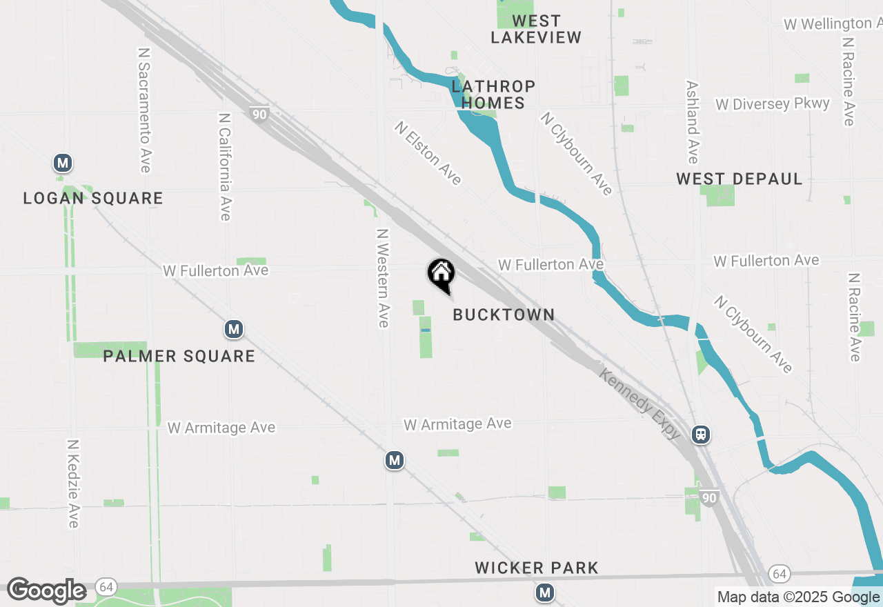 Map of 2235 W Belden Avenue #3, Chicago, IL 60647