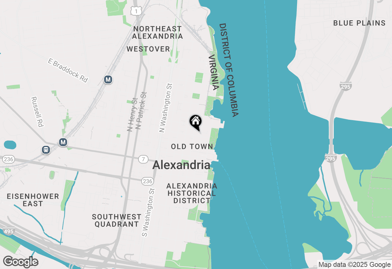 Map of 219 Princess Street, Alexandria, VA 22314