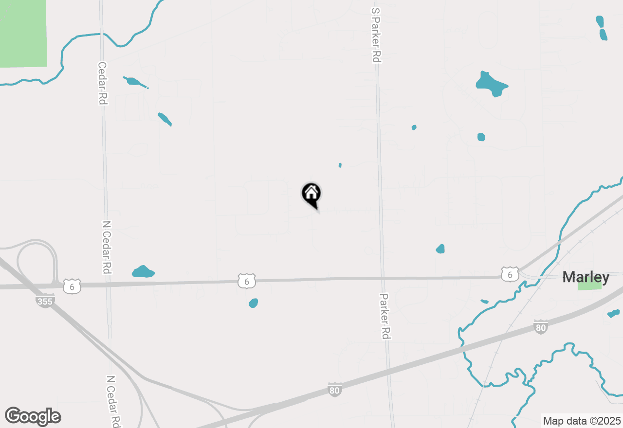 Map of 14761 S Marilynn Lane, Homer Glen, IL 60491