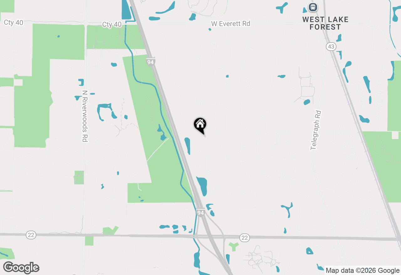Map of 1640 Wedgewood Drive, Lake Forest, IL 60045