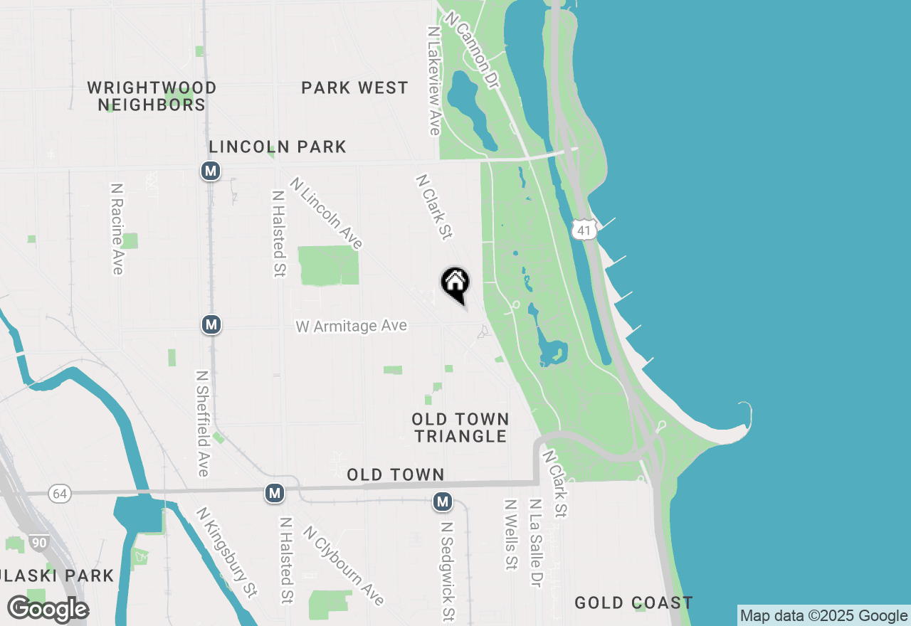 Map of 2012 N Orleans Street #5C, Chicago, IL 60614