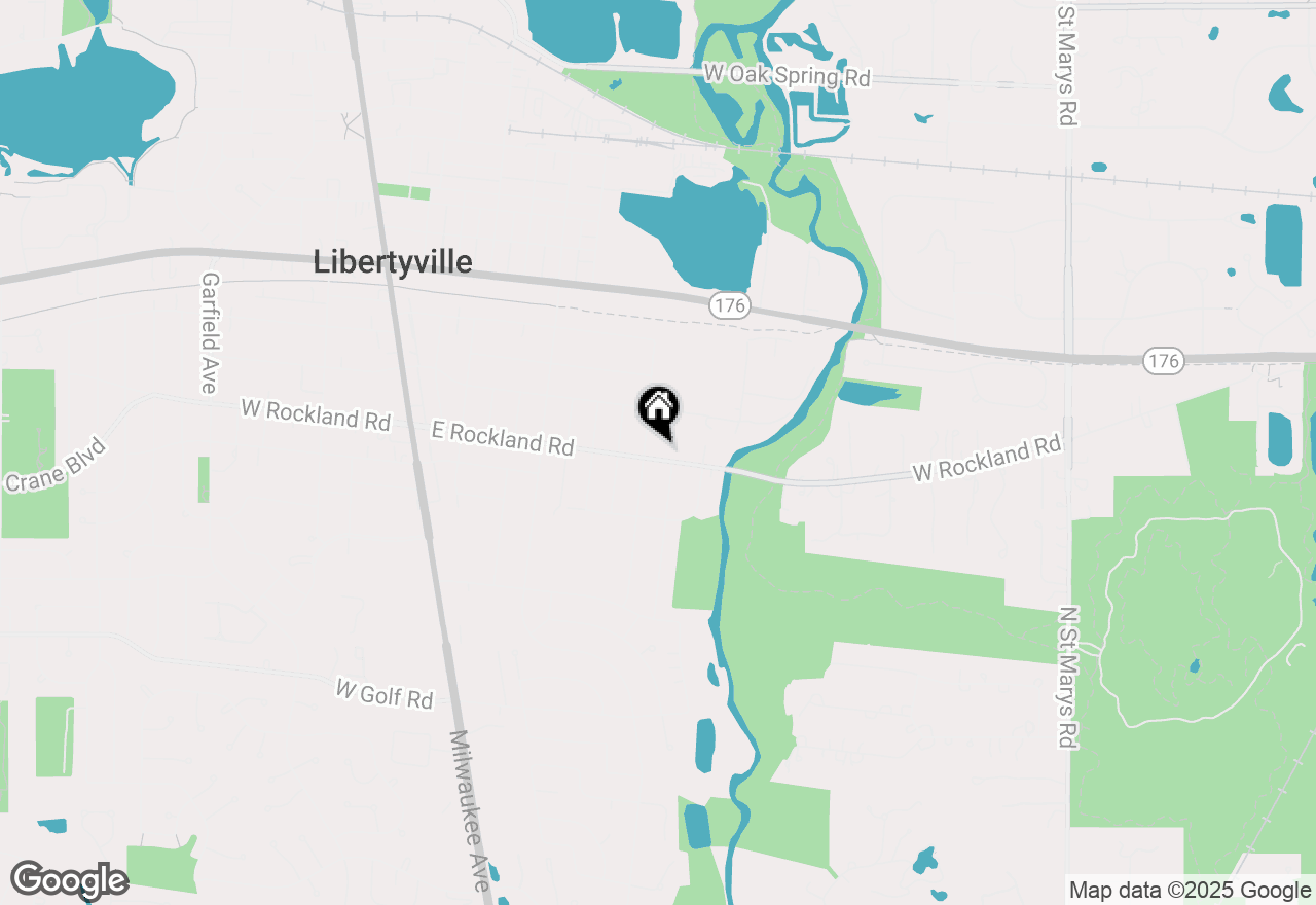 Map of 808 E Rockland Road, Libertyville, IL 60048