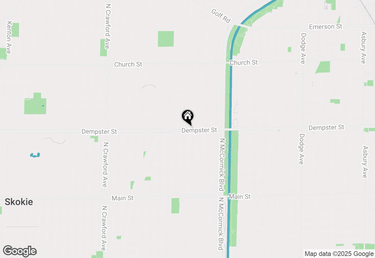 Map of 3500 Dempster Street, Skokie, IL 60076