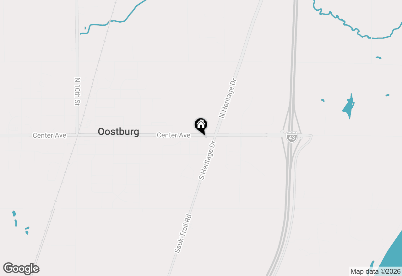 Map of 11 S 1st St, Oostburg, WI 53070