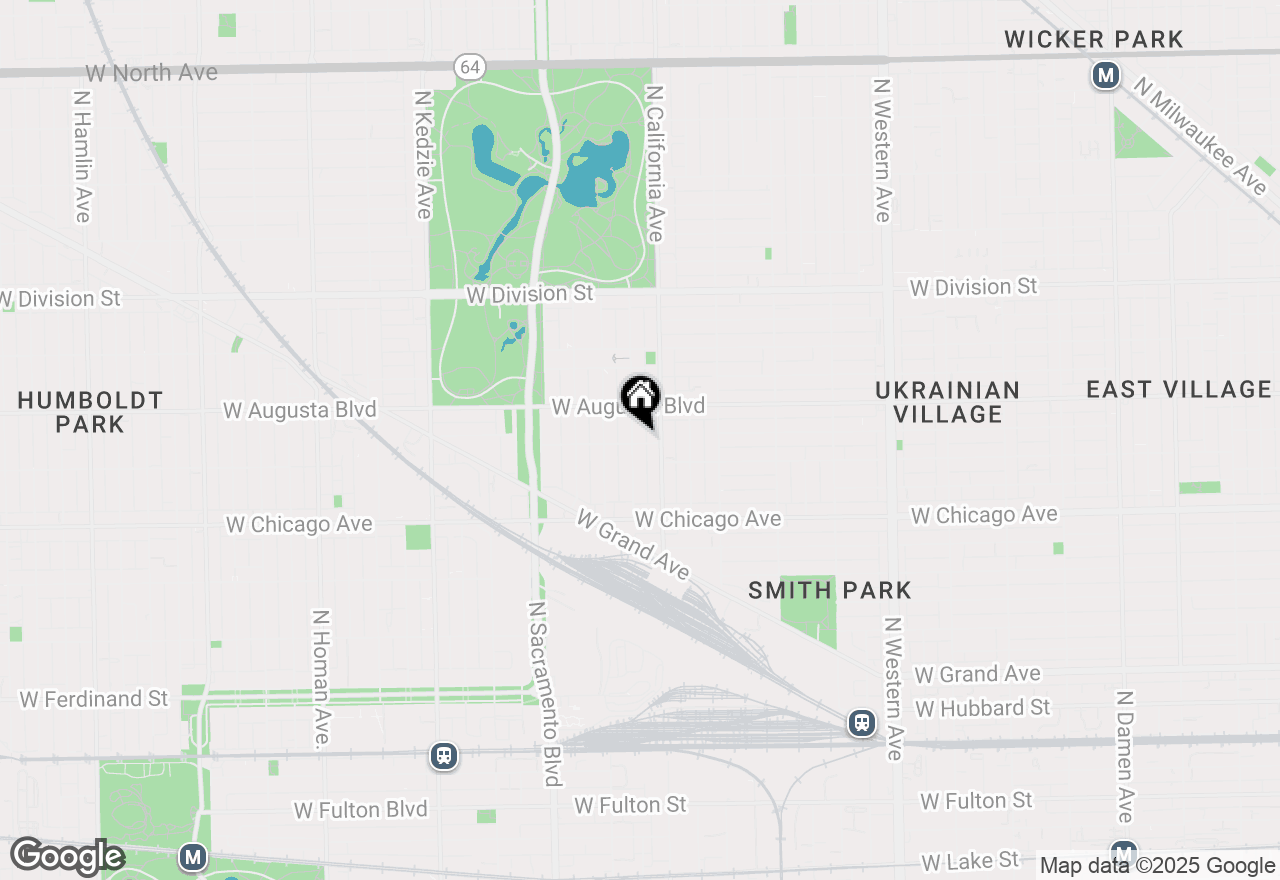 Map of 901 N Mozart Street #3, Chicago, IL 60622