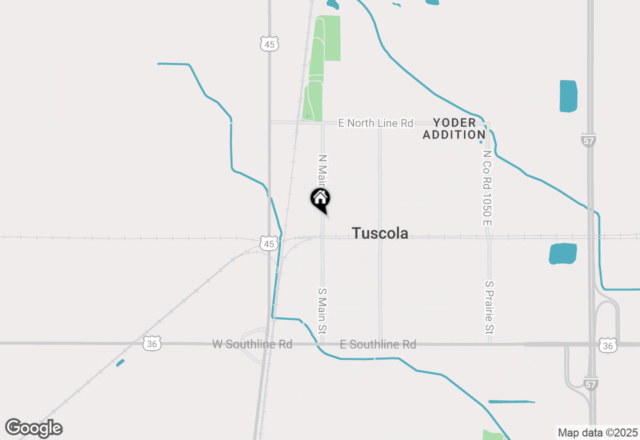 Map of 107 W Sale Street, Tuscola, IL 61953