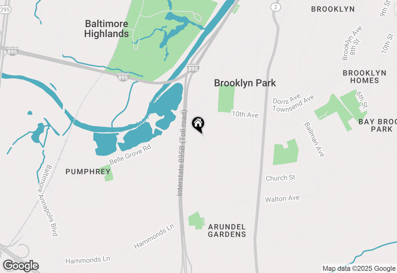 Map of 403 Thornhill Court, Baltimore, MD 21225