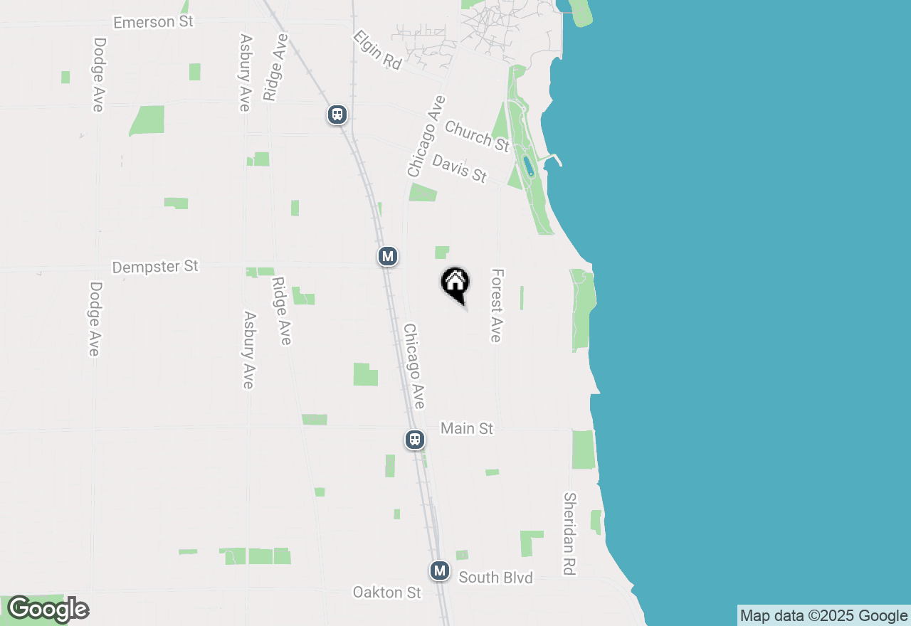 Map of 1142 Judson Avenue, Evanston, IL 60202