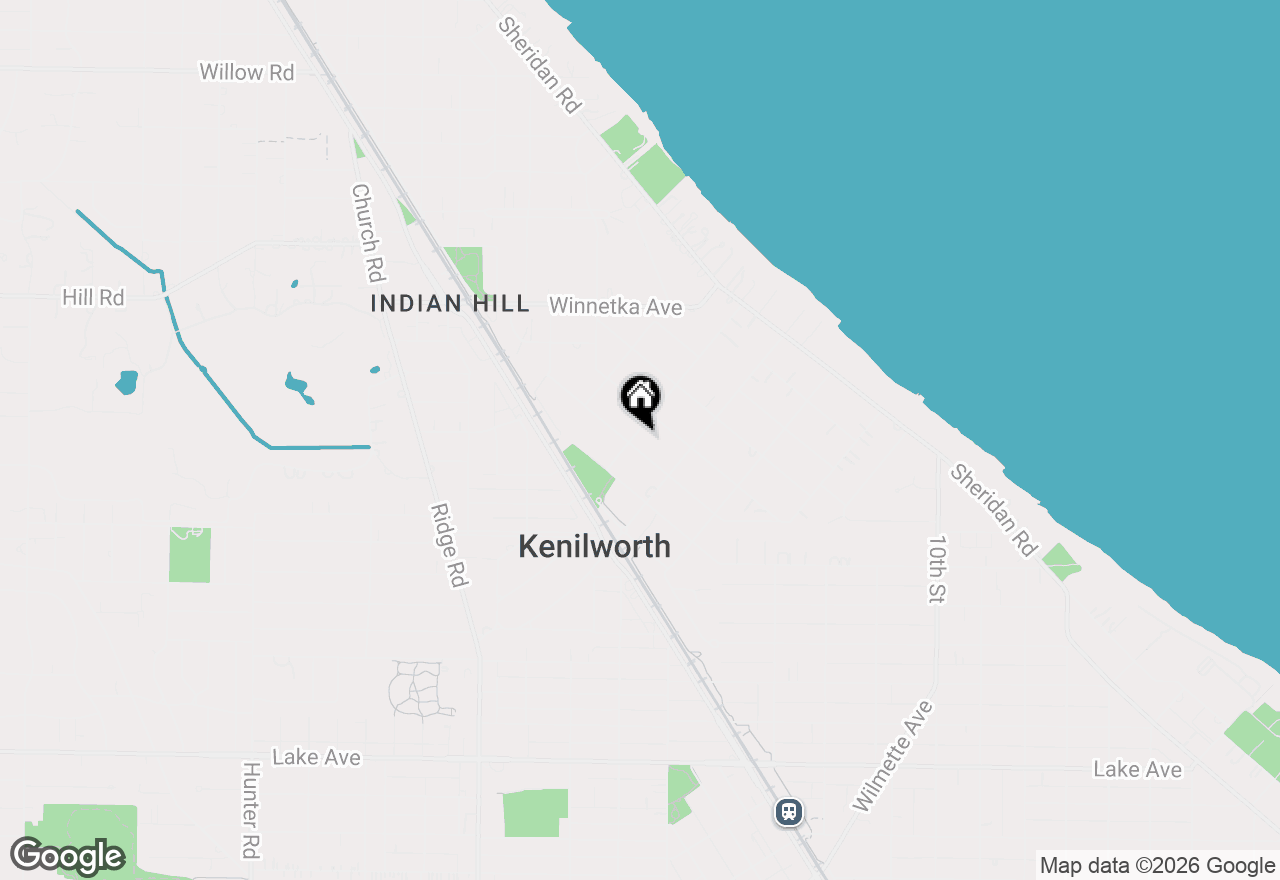 Map of 320 Melrose Avenue, Kenilworth, IL 60043