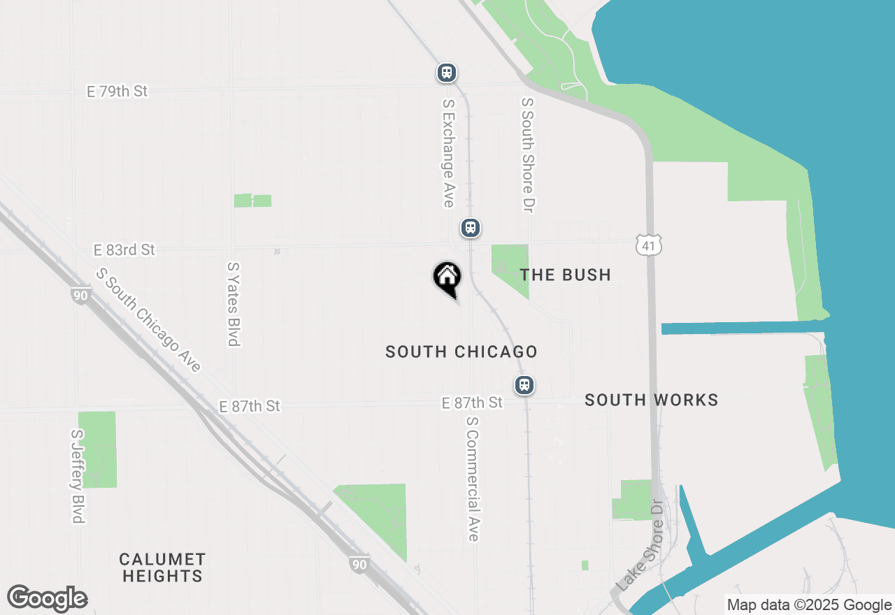 Map of 8436 S Exchange Avenue, Chicago, IL 60617