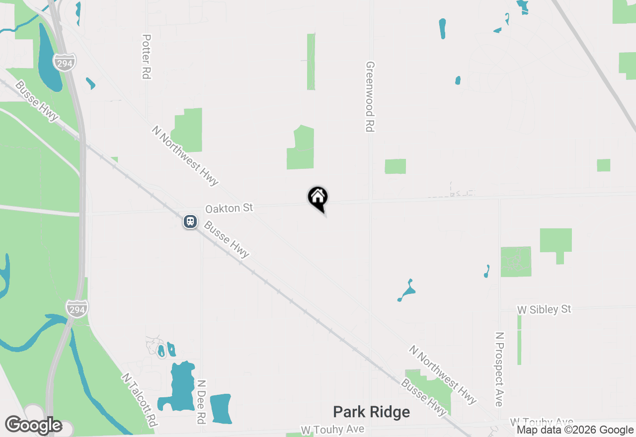 Map of 921 N Western Avenue, Park Ridge, IL 60068
