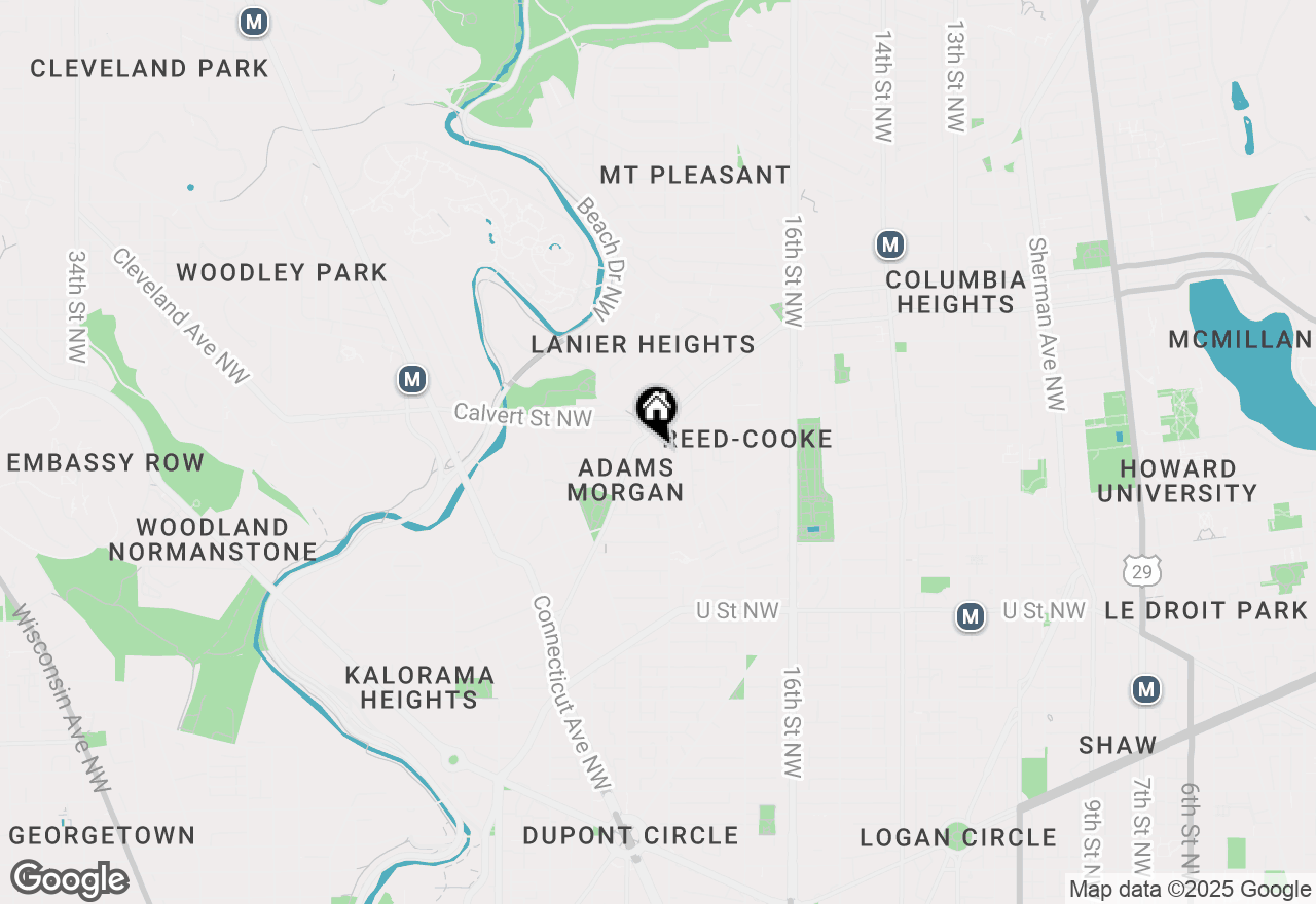 Map of 2465 18th Street Nw #2, Washington, DC 20009