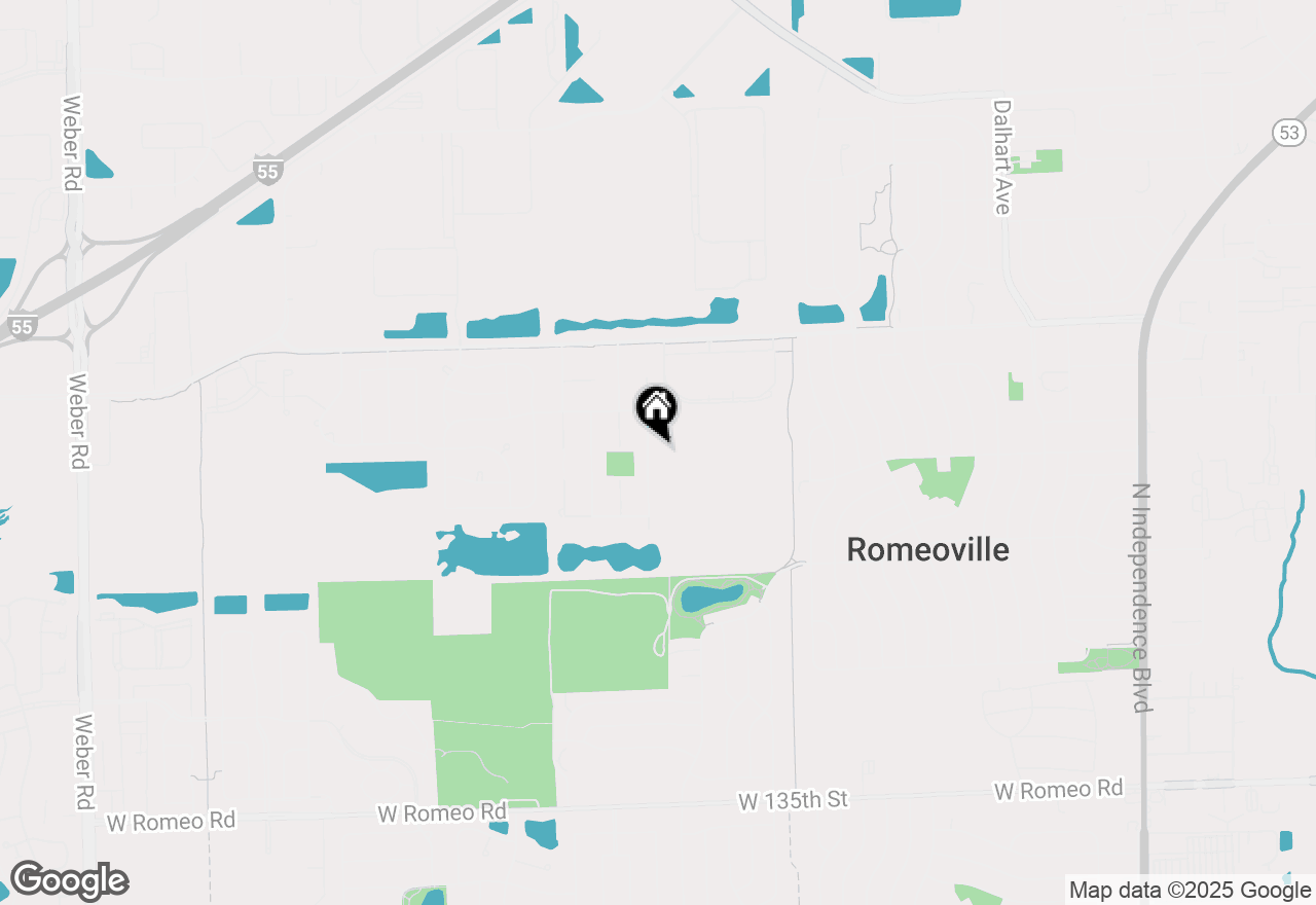 Map of 621 Superior Drive, Romeoville, IL 60446