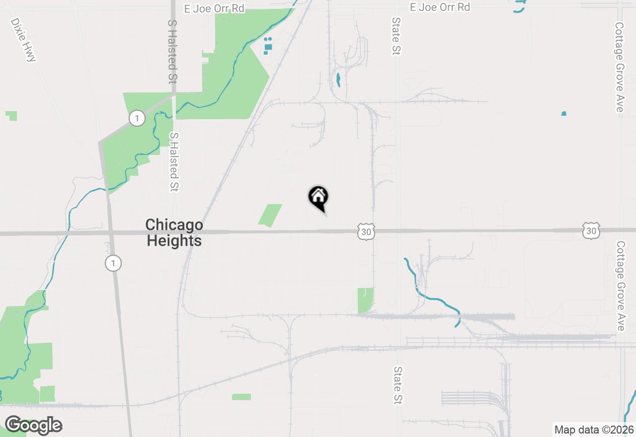 Map of 1325 Portland Avenue, Chicago Heights, IL 60411