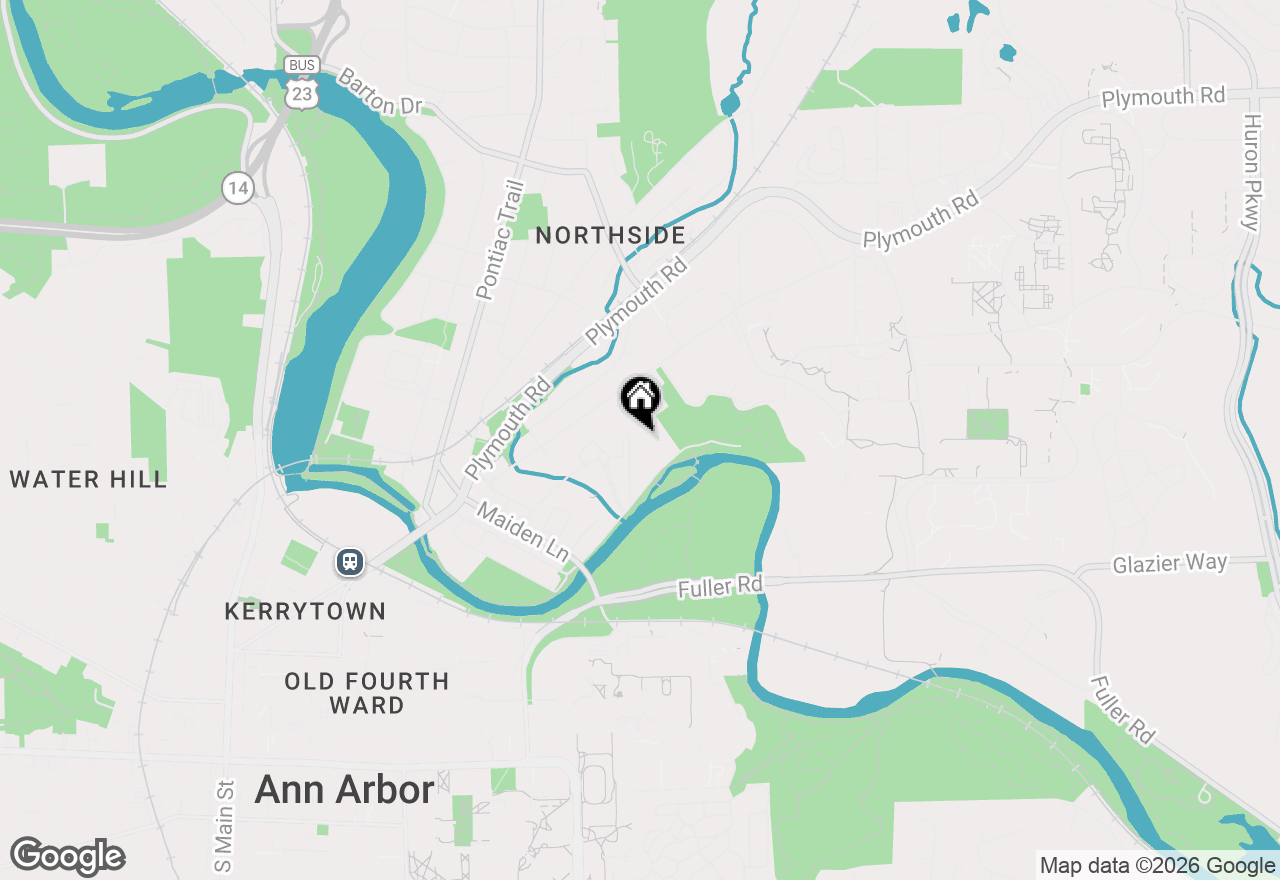 Map of 1245 Island Drive #202, Ann Arbor, MI 48105