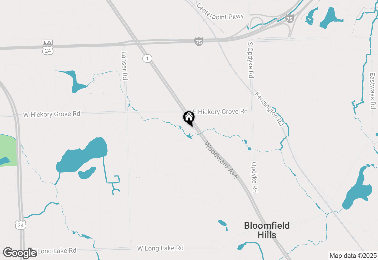 Map of 559 Barrington Park Drive, Bloomfield Hills, MI 48304