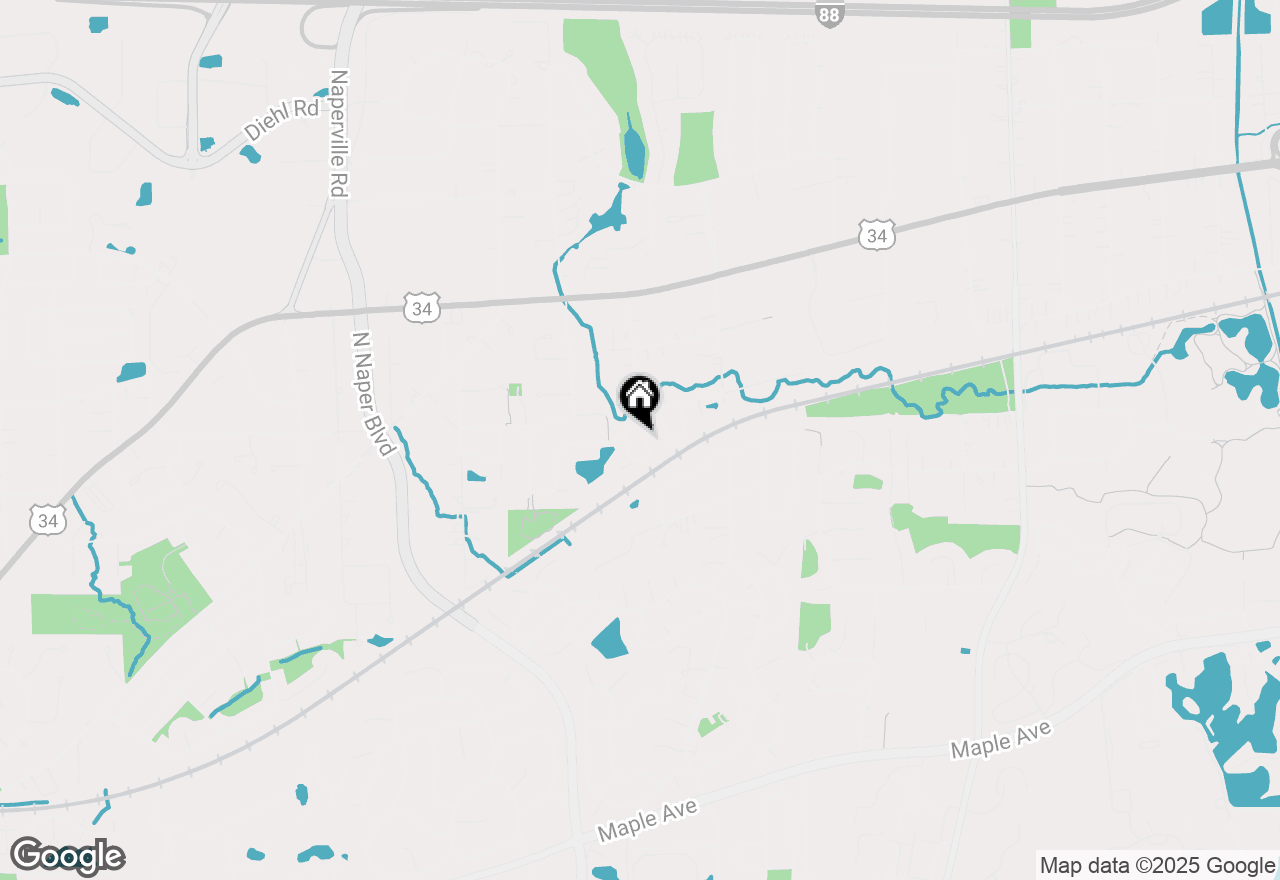Map of 5178 Scott Circle, Lisle, IL 60532