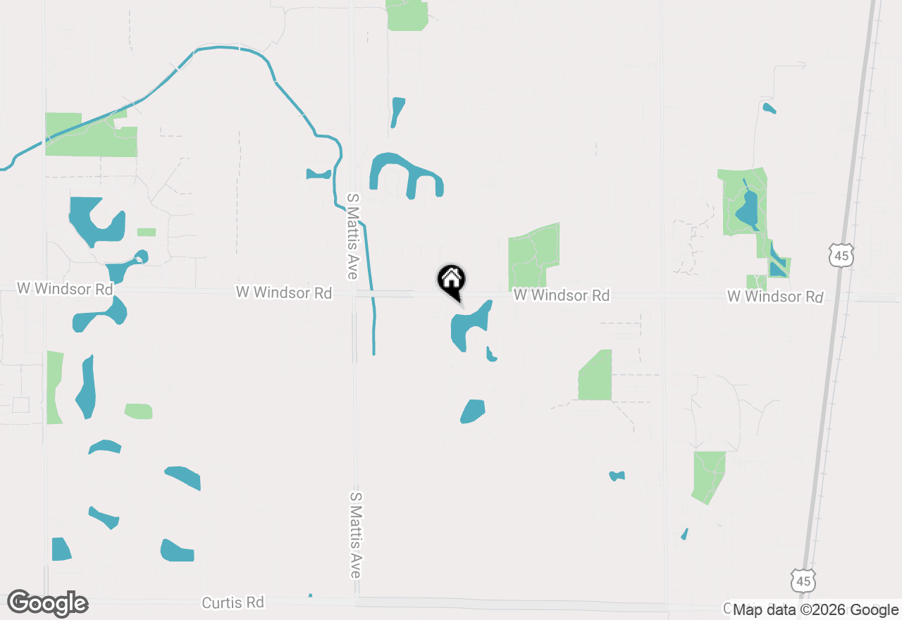 Map of 2402 Windward Boulevard #205, Champaign, IL 61821