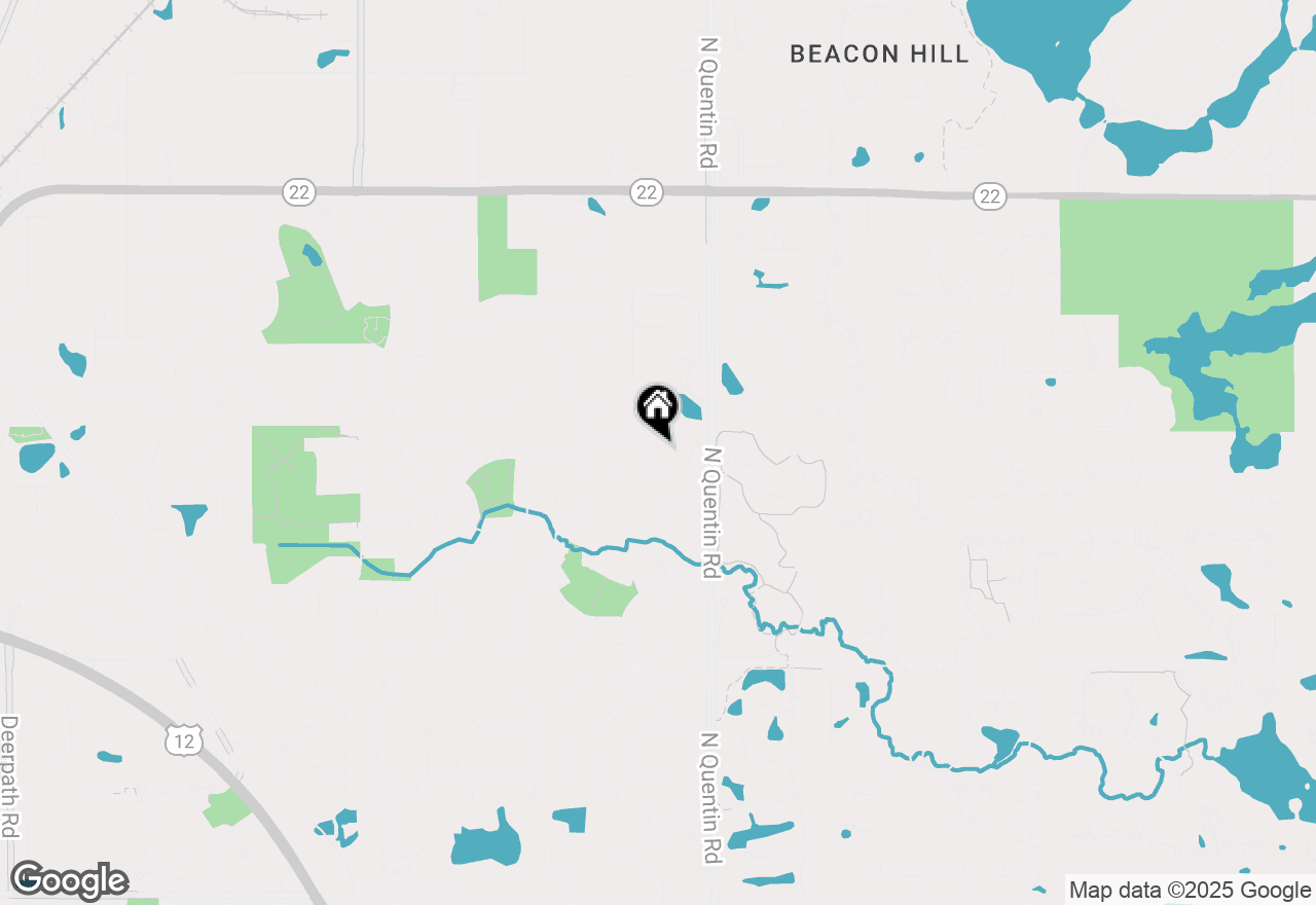 Map of 1395 Bristol Trail Road, Lake Zurich, IL 60047