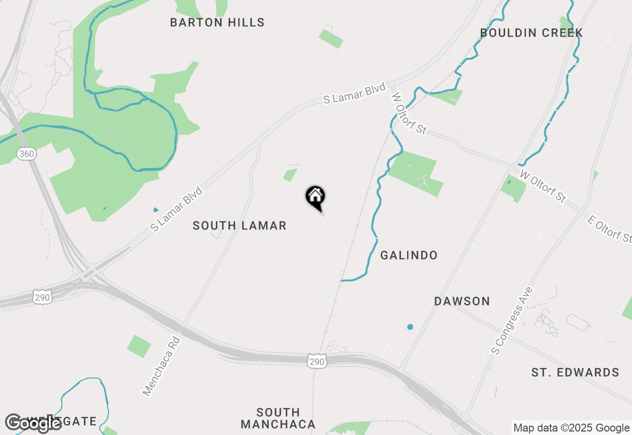 Map of 3110 Clawson Rd, Austin, TX 78704