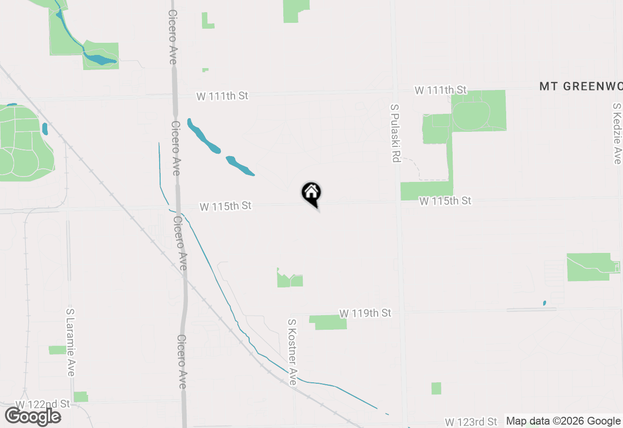 Map of 4344 W Linecrest Drive, Alsip, IL 60803