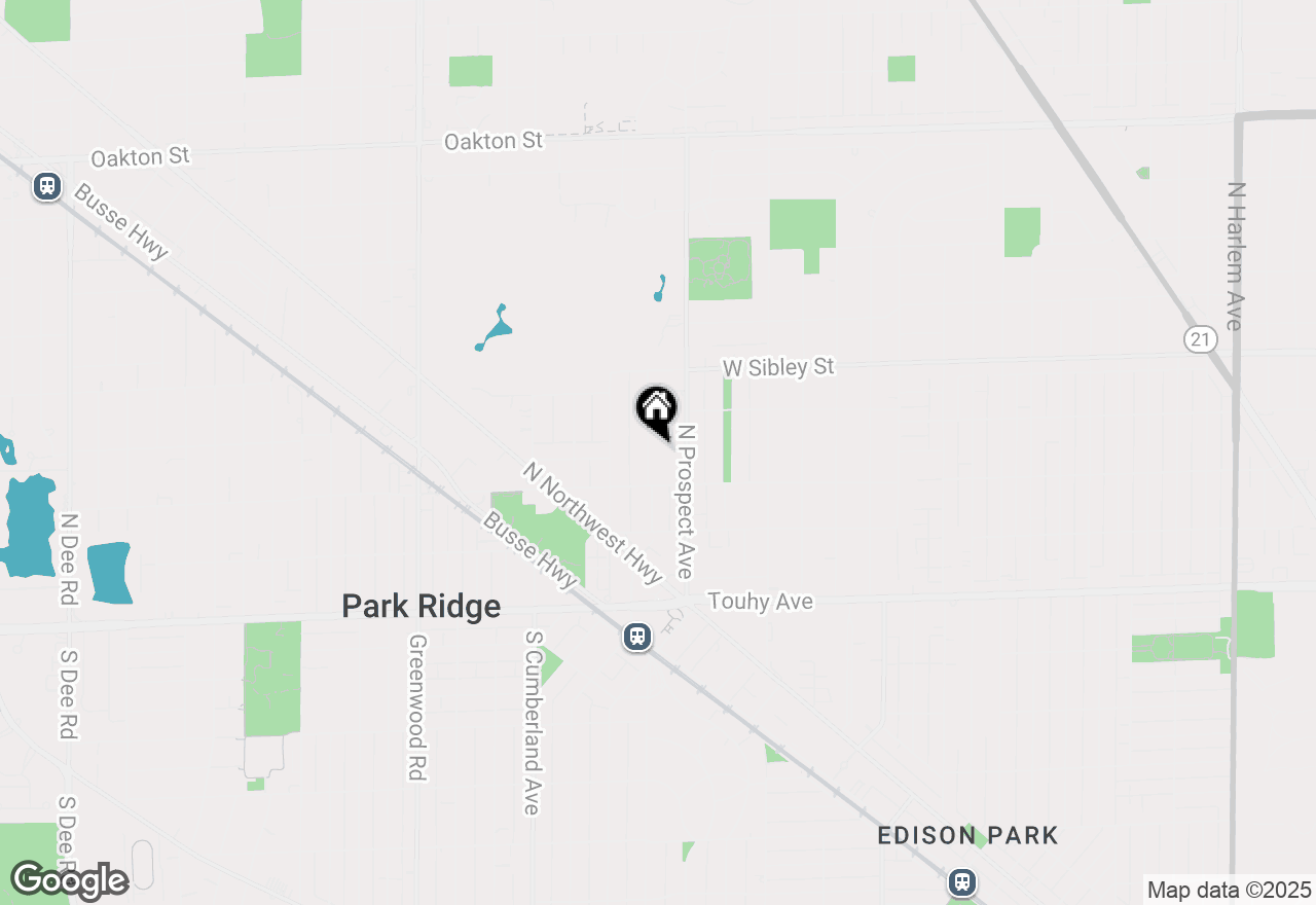 Map of 403 Grand Boulevard, Park Ridge, IL 60068