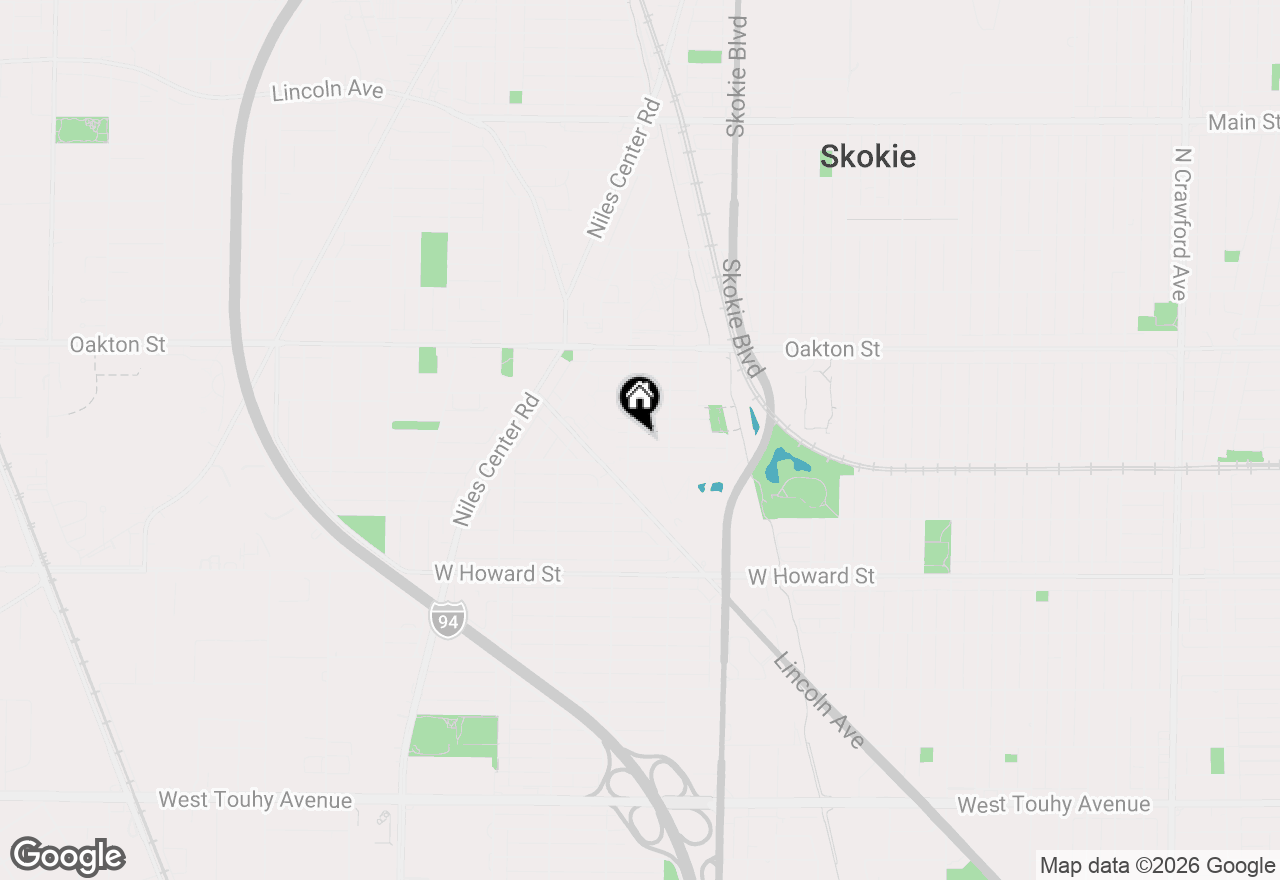 Map of 4931 Hull Street #2W, Skokie, IL 60077