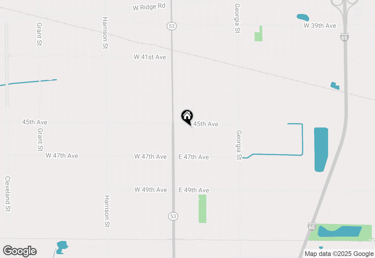 Map of 4524 Connecticut Street, Gary, IN 46409
