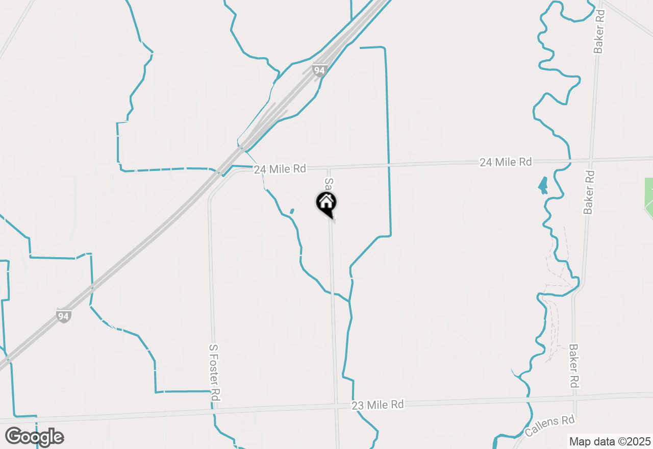 Map of 52657 Creekside Drive, Chesterfield, MI 48047