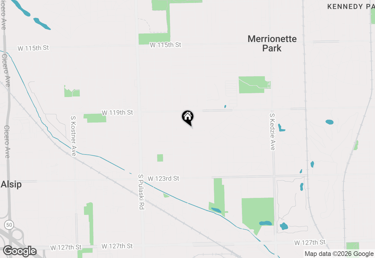 Map of 3701 W 120th Street, Alsip, IL 60803