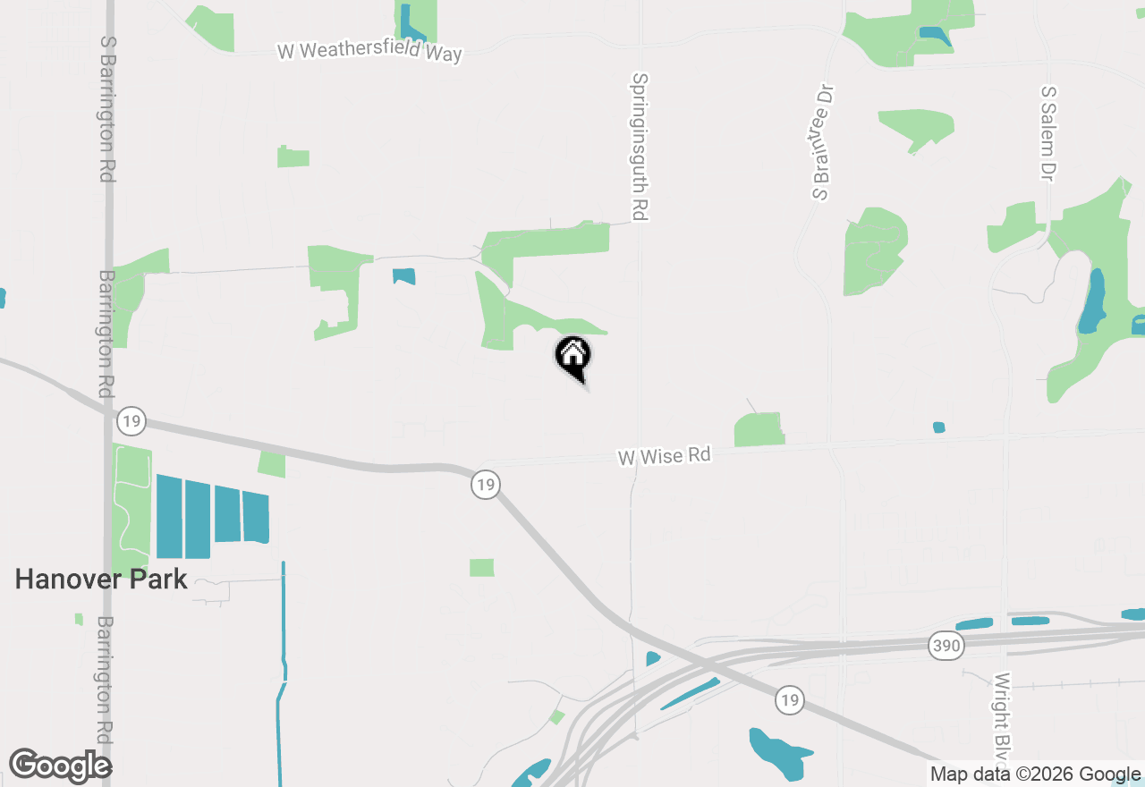 Map of 1029 Webster Lane, Schaumburg, IL 60193