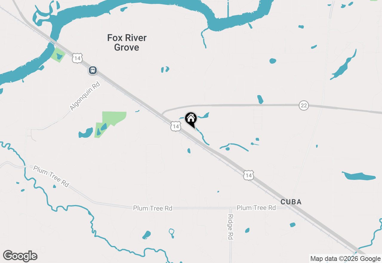 Map of 0 South Road, Fox River Grove, IL 60021