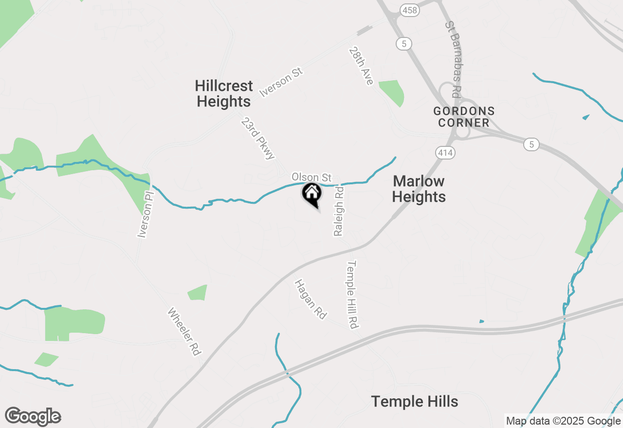 Map of 3201 Beaumont Street, Temple Hills, MD 20748