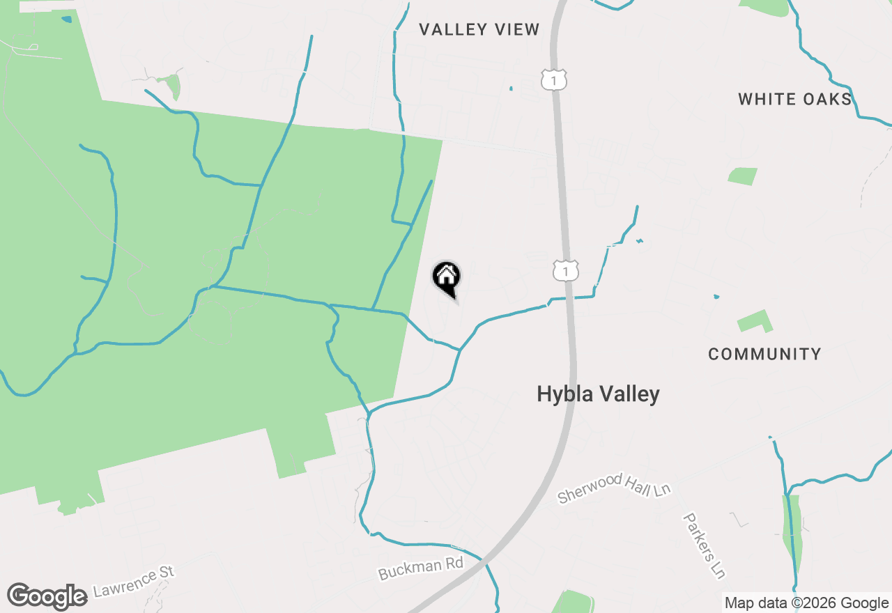 Map of 3401 Blue Mallard Landing, Alexandria, VA 22306