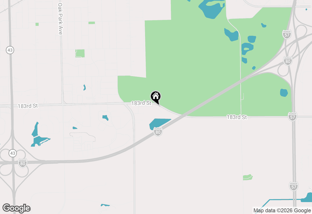Map of 6230 Misty Pines Drive #1, Tinley Park, IL 60477