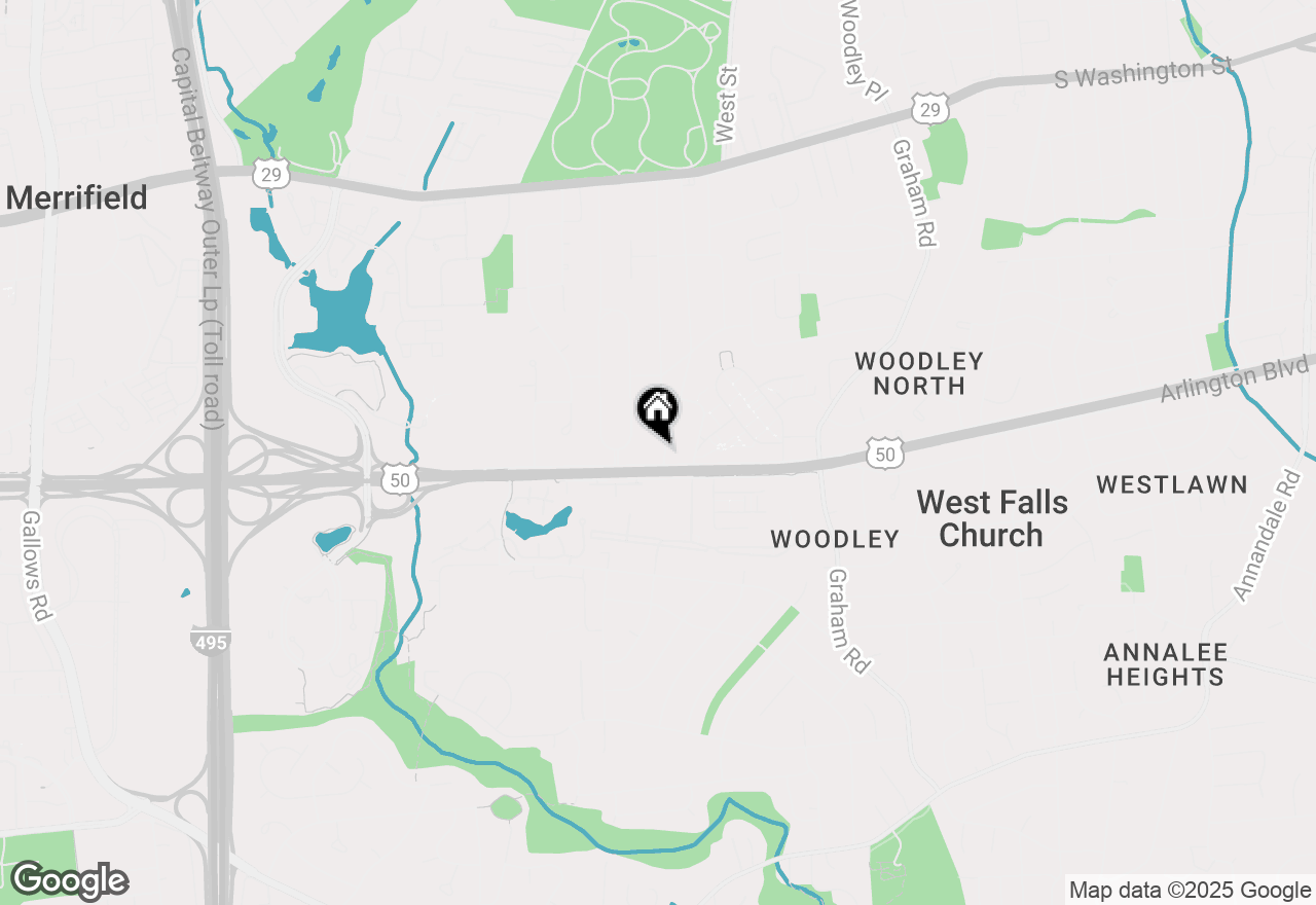Map of 3034 Fenwick Road, Falls Church, VA 22042