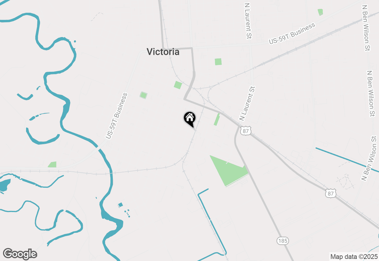 Map of 204 S Cameron Street, Victoria, TX 77901