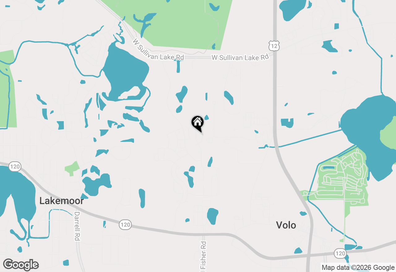 Map of 32455 N Allegheny Way, Lakemoor, IL 60051