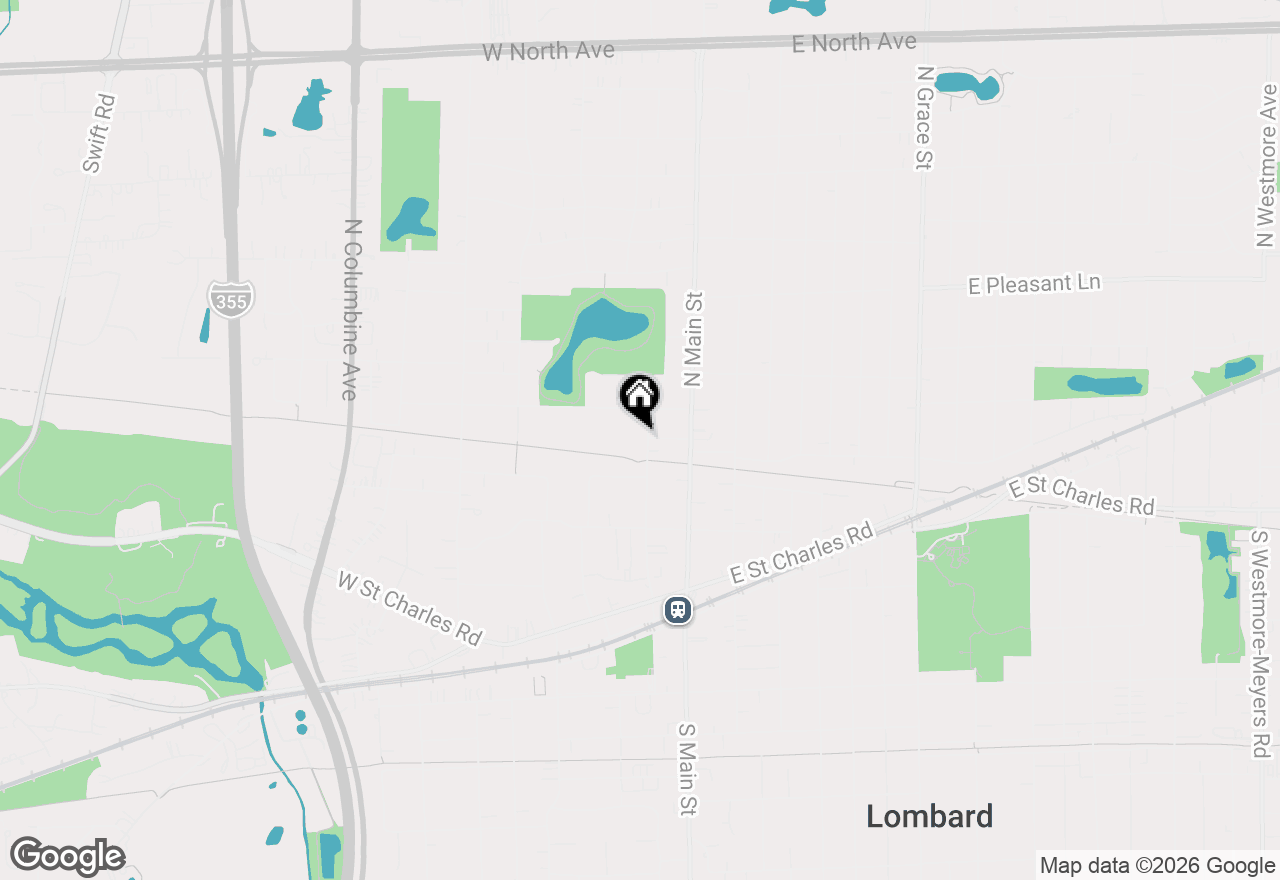 Map of 218 N Park Avenue, Lombard, IL 60148