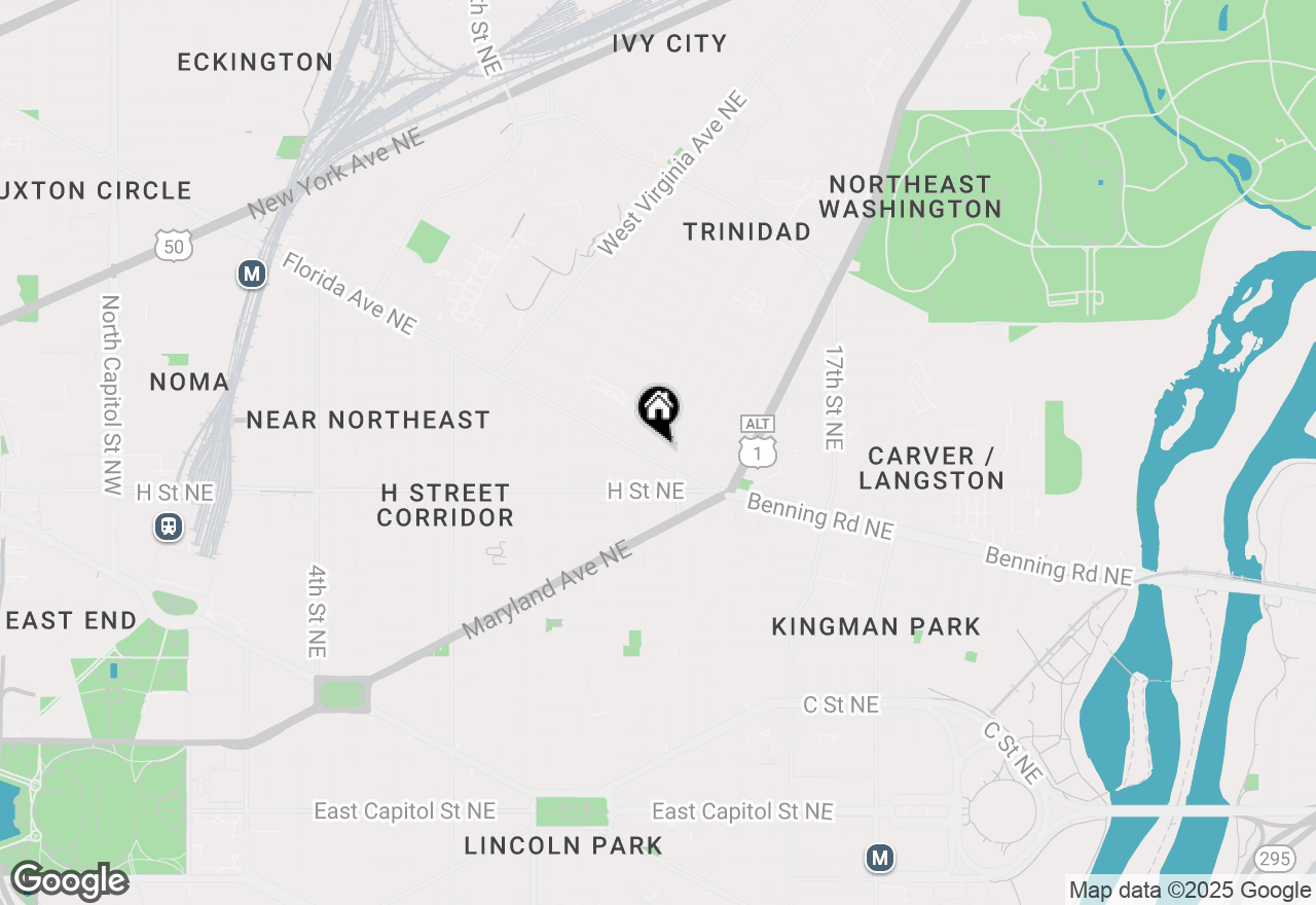 Map of 1111 Orren Street Ne #107, Washington, DC 20002