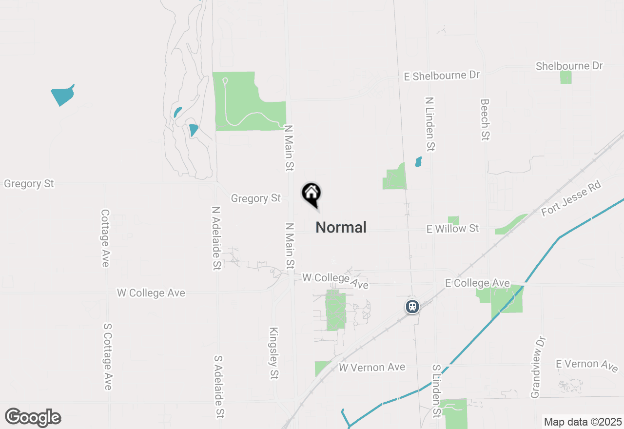 Map of 12 University Court, Normal, IL 61761