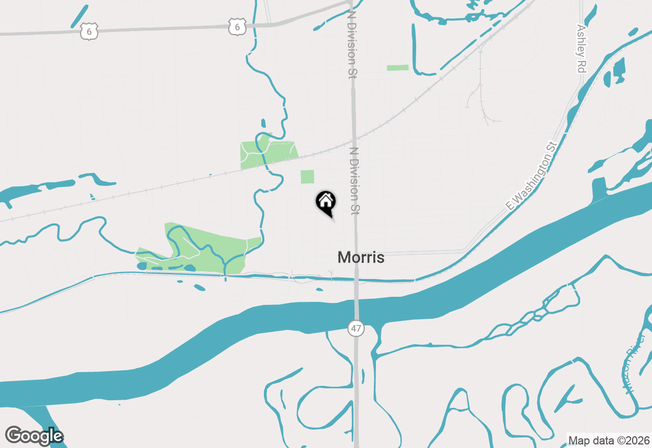 Map of 404-1/2 Liberty Street #UPSTAIRS, Morris, IL 60450