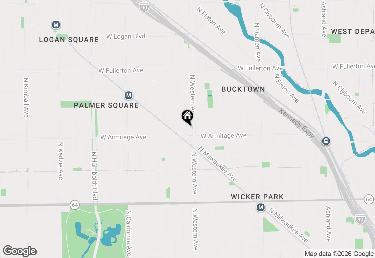Map of 2423 W Mclean Avenue, Chicago, IL 60647