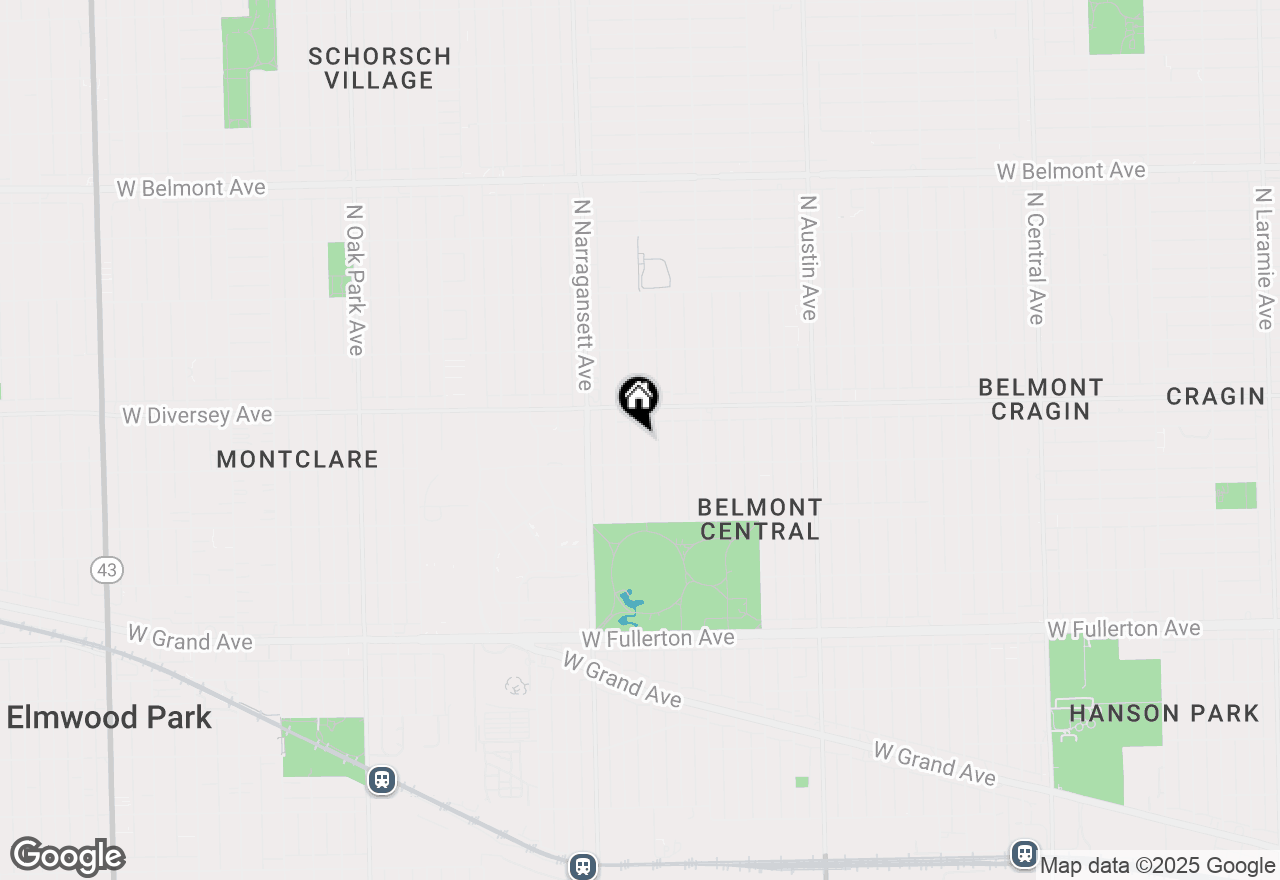 Map of 2724 N Mobile Avenue, Chicago, IL 60639