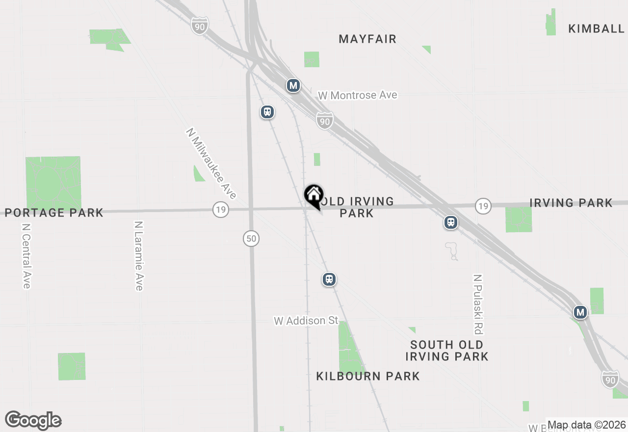 Map of 4520 W Larchmont Avenue, Chicago, IL 60641